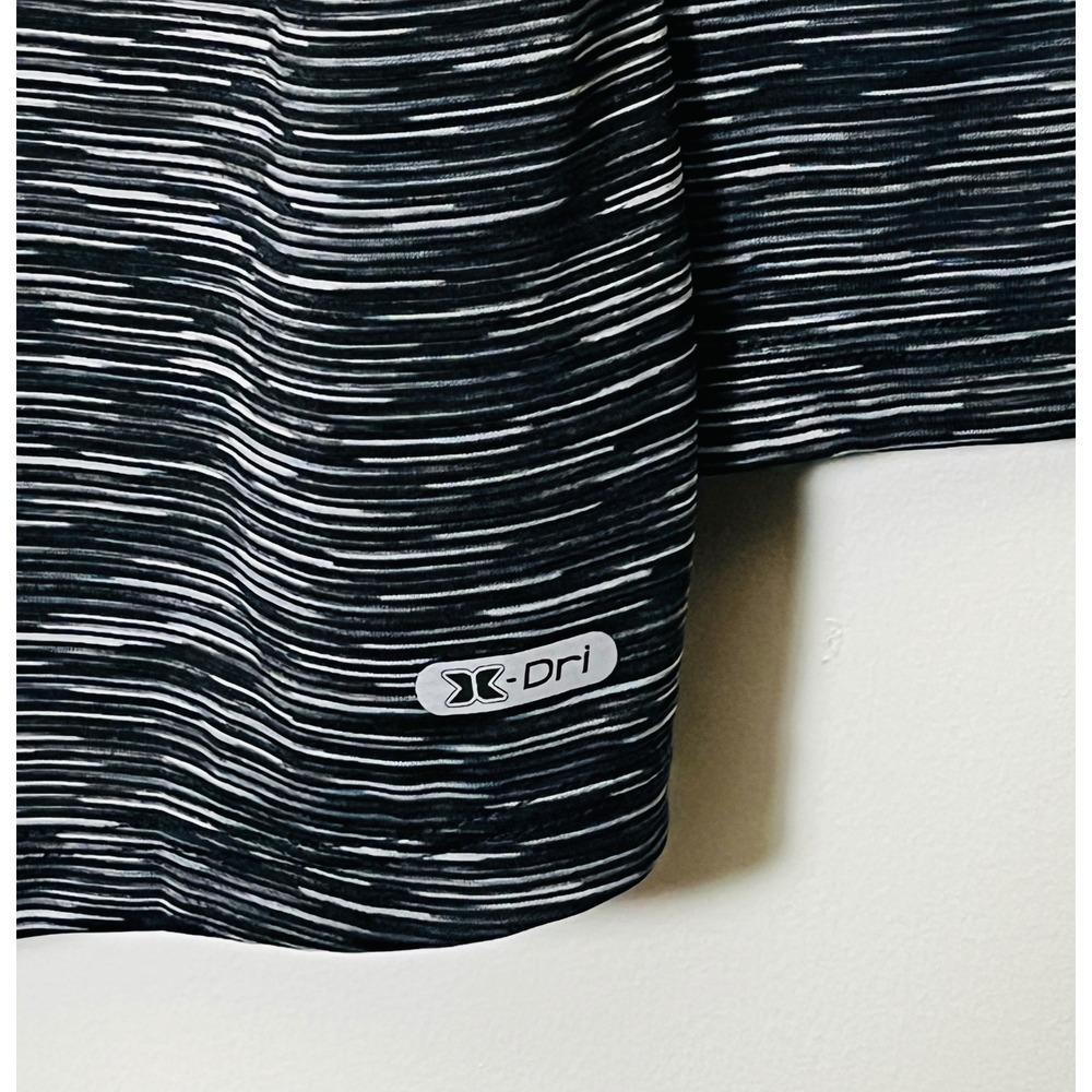 RBX Performance Womens 1X Space Dye V-Neck Long Sleeve Activewear Top X-Dri NWT - Picture 4 of 8